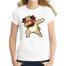 Dabbing Unicorn t-shirt Women T Shirt Short Sleeve t-shirts O-Neck Tops Fashion Panda/Pug Cat Cartoon Printed Hip Hop Tee Shirts