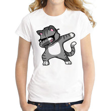 Dabbing Unicorn t-shirt Women T Shirt Short Sleeve t-shirts O-Neck Tops Fashion Panda/Pug Cat Cartoon Printed Hip Hop Tee Shirts